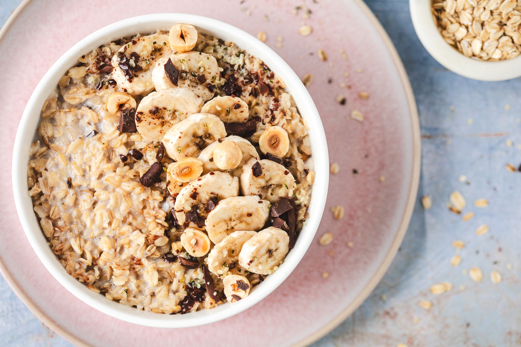 porridge con proteine in polvere